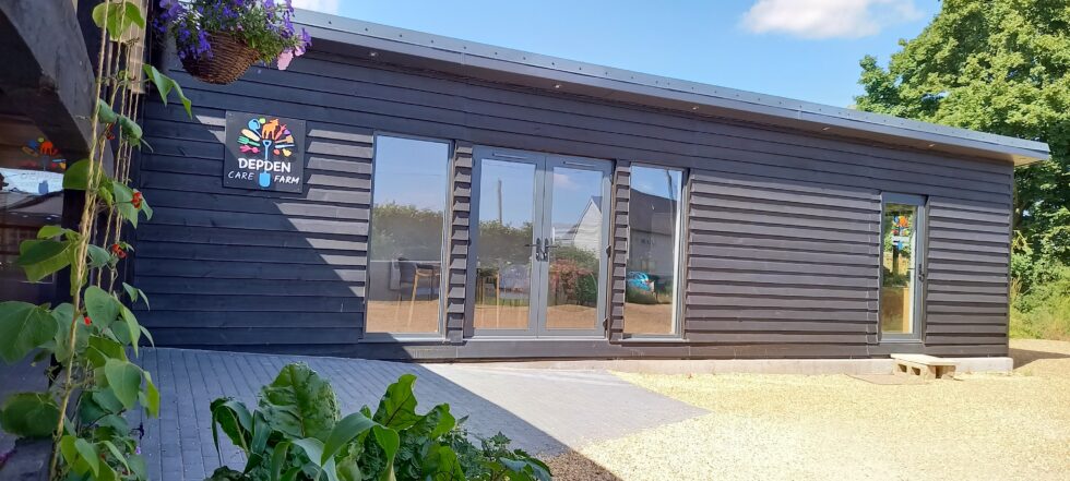 Outside view of the meeting room at Depden