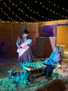 Mary Joseph Jesus and Daisy